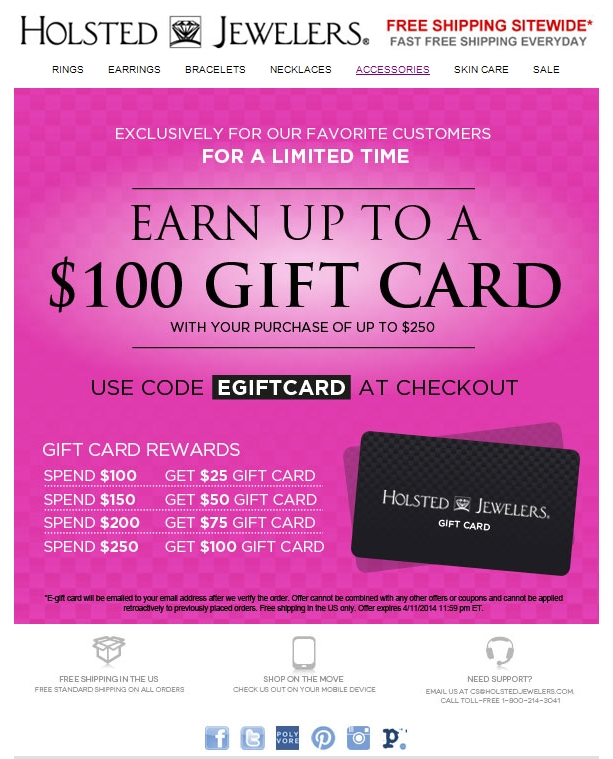 ★ Earn Up to a $100 Gift Card Now!* Limited Time Only. ★